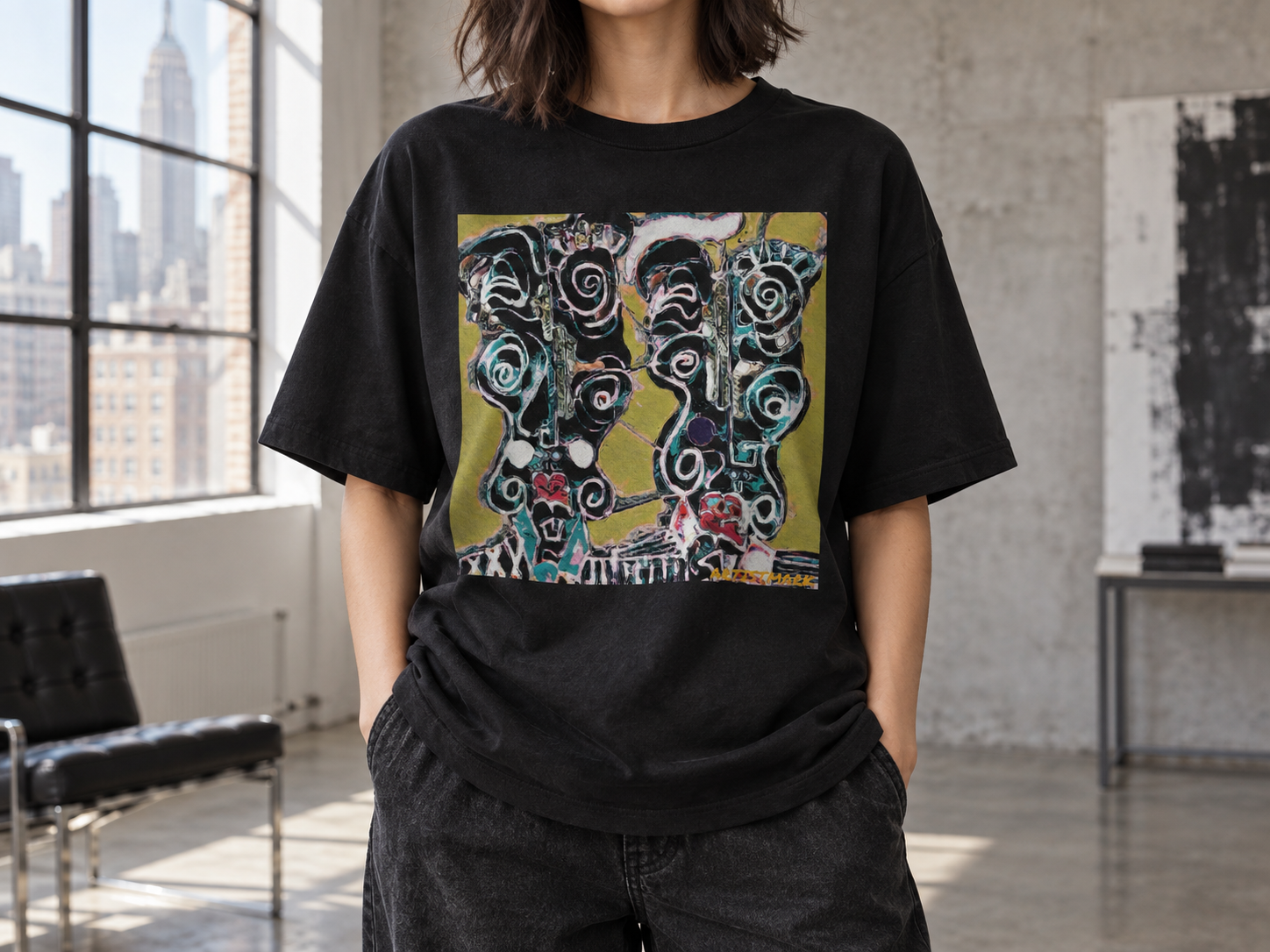 EPNFT 330 on a premium black T-shirt