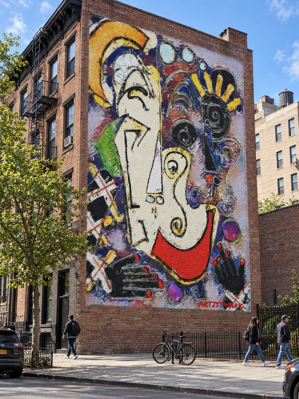 EPNFT 740 as a New York exterior mural
