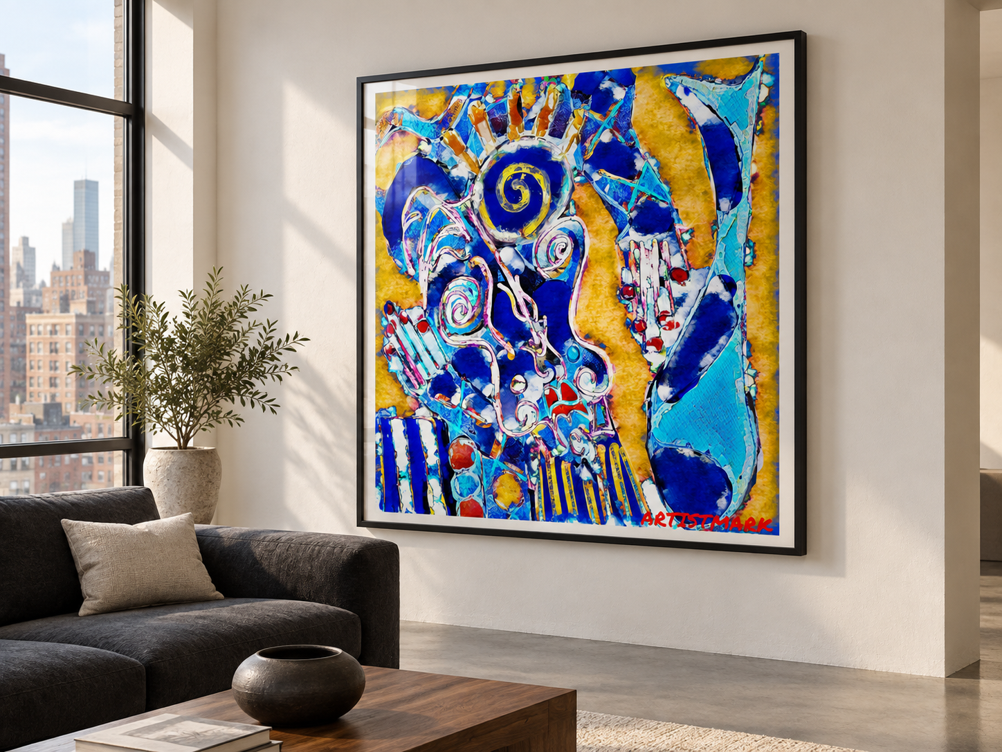 EPNFT 401 displayed in a contemporary New York interior